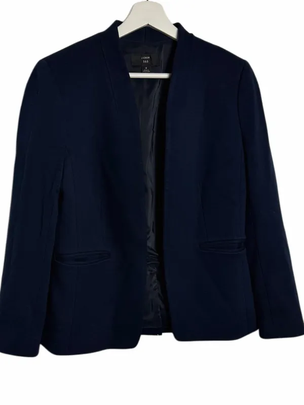 JCrew Open Front Navy Blazer - Image 4