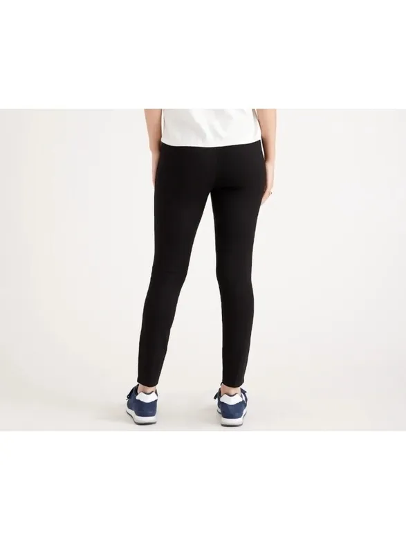 Quince Ultra Stretch Skinny Ponte Pants Black Medium - Image 2