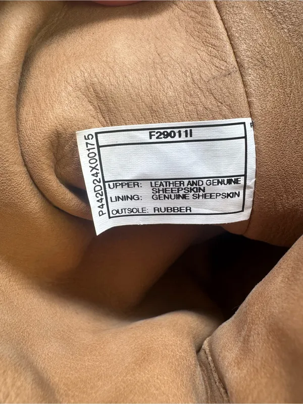 UGG Arroyo Tan Woven Braided Suede Tall Clog Boots Size 10 - Image 7