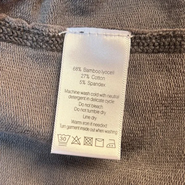NWT ALO Yoga Pants Granite/Gray Wide Leg Bamboo Joggers Sweatpants Loungewear XL - Image 8