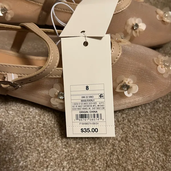 ‼️A New Day Everly Floral Mesh Mary Jane Ballet Flats‼️ - Image 4