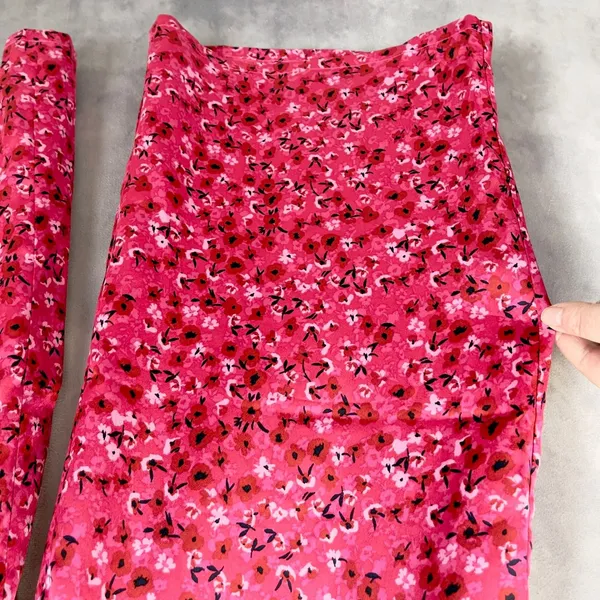 Sugar Lips Womens Wide‎ Leg Pants XS Floral Soft Girl Indie Romantic Coquette - Image 3