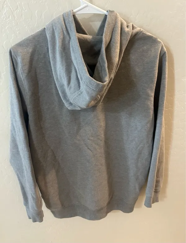 Vans grey hoodie with black logo Size L - Image 3
