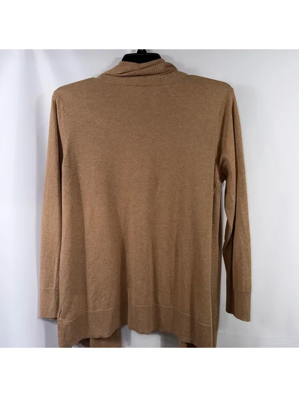 GAP Camel Brown Open Front Cardigan Large - Image 7