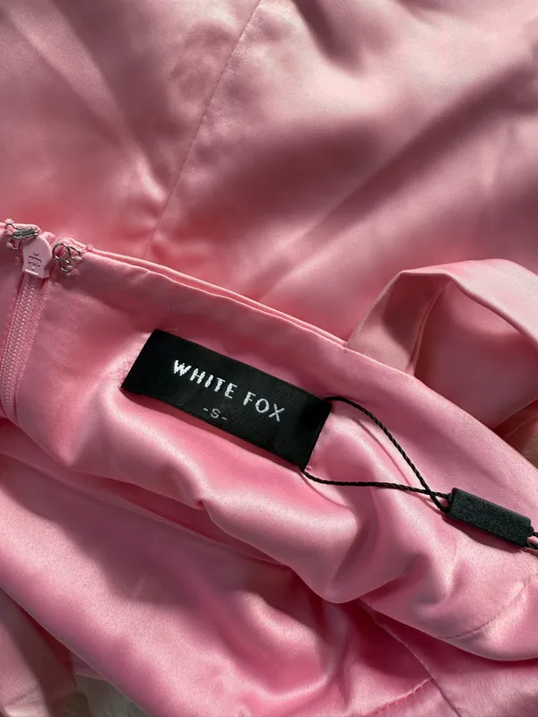White Fox Just A Girl Mini Dress Pink - Image 4