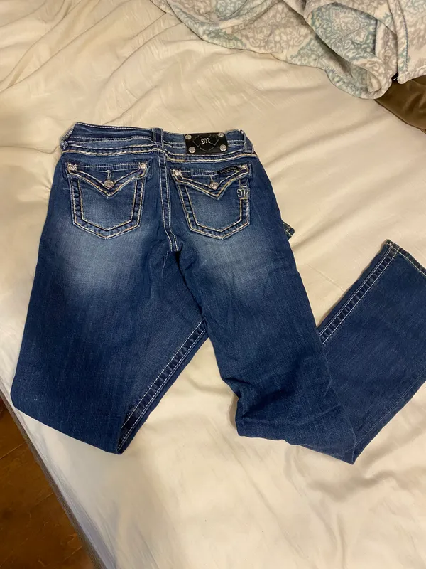 Miss Me Boot Cut Jeans - Image 2