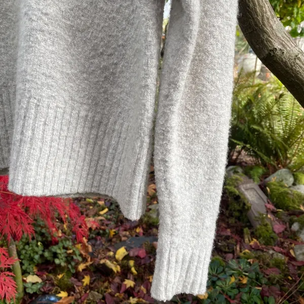 Madewell Fulton Gray Crew Neck Sweater - Image 4