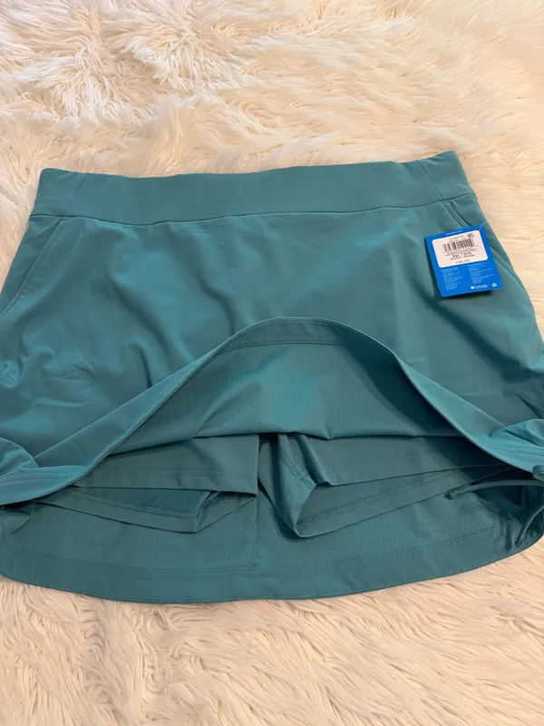 Columbia Teal Athletic Skort with Side Drawstrings size XXL brand new - Image 7