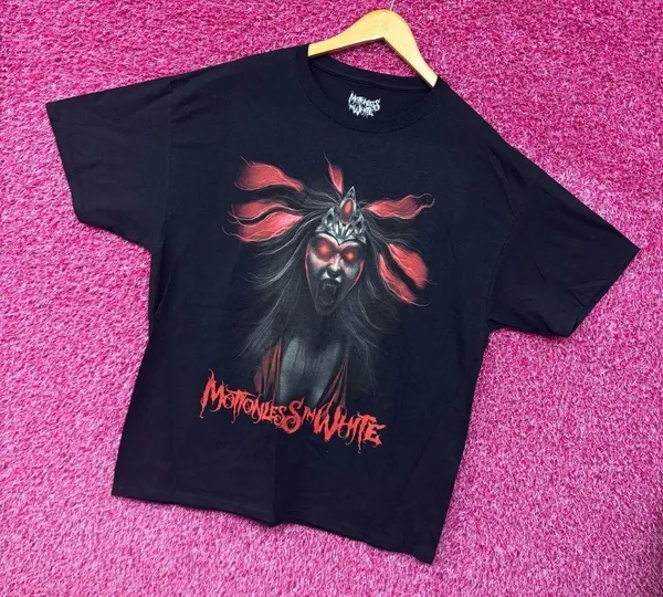 Motionless in White Banshee The Whorror Metal Band Tee 2XL - Image 3