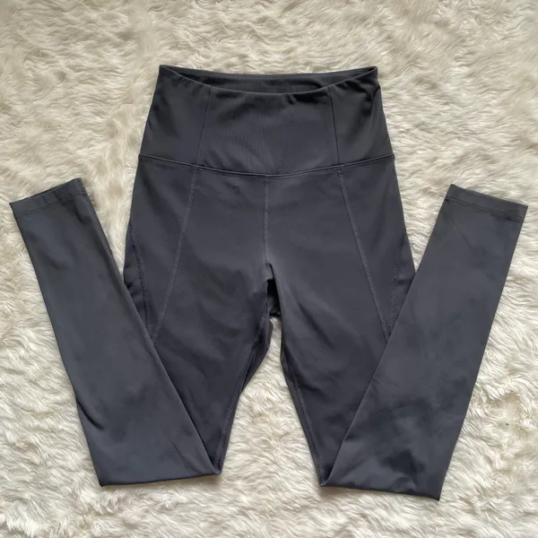 Girlfriend Collective Leggings High-Rise Compressive Gray XS - Image 2