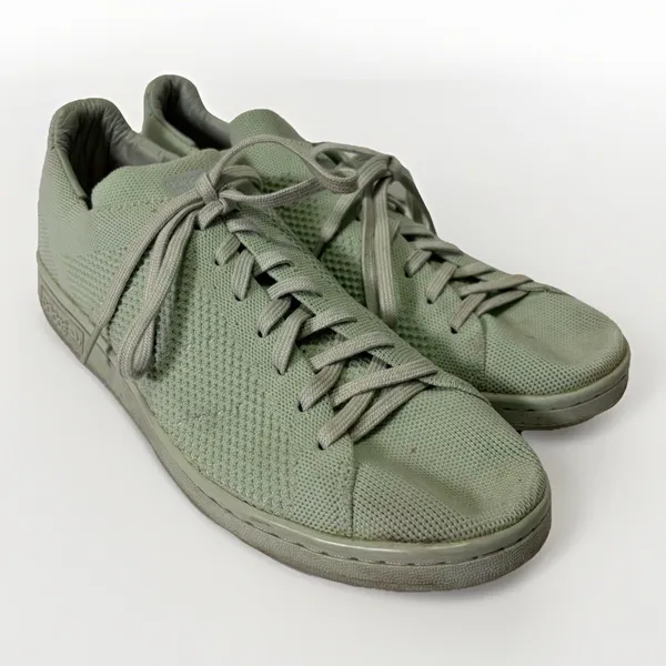 Adidas Originals Stan Smith Primeknit Vapor Green Trainers Sneakers Men’s 11 - Image 3