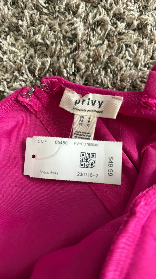 Privy Pink Mini Dress - Image 3