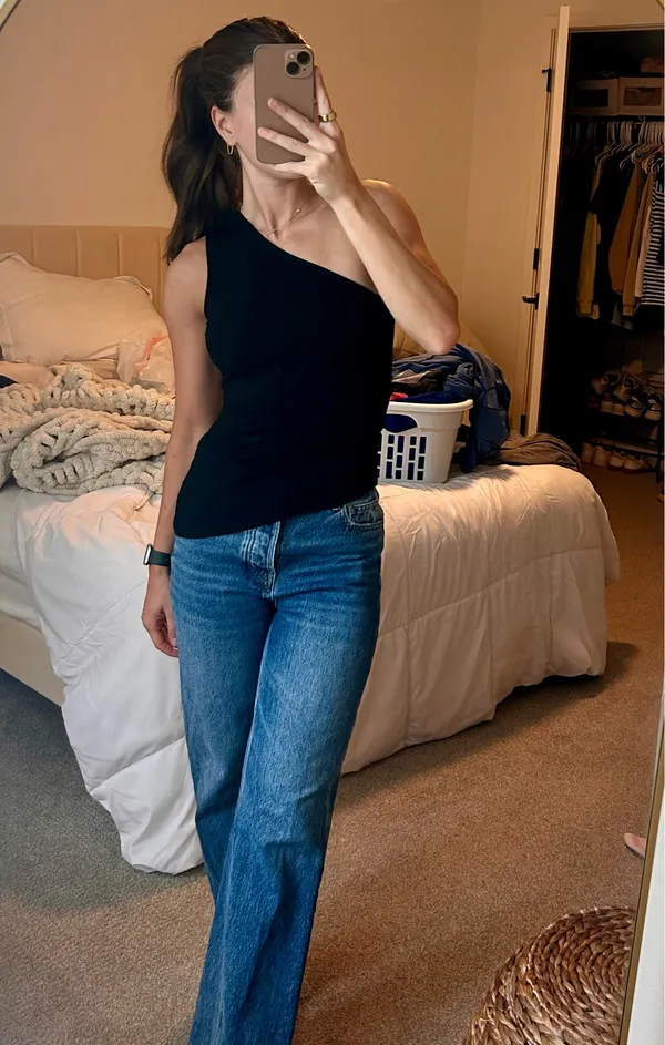 Pretty Garden Asymmetrical Top - Image 2