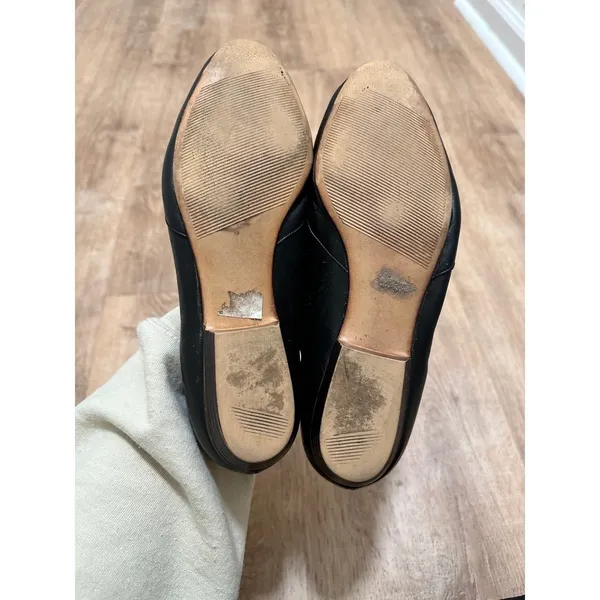 NATURALIZER‎ | Women's Black Leather Classic Slip On Loafer Flats, Size 7 - Image 6