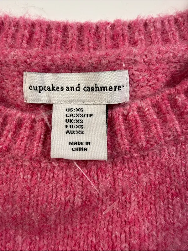 cupcakes & cashmere Pink to Orange Ombre Crewneck Sweater - Image 5