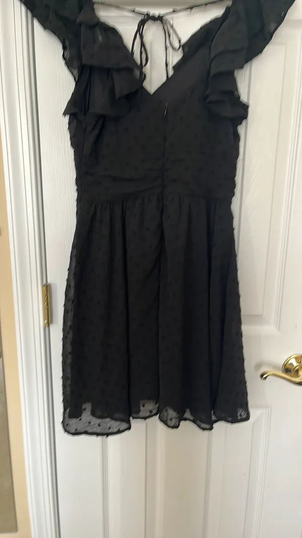 Altard State Black Swiss Dot Dress - Image 2