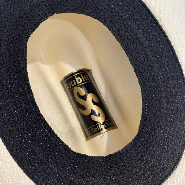 Double S Hat Collection Cowboy Hat Unisex Cream Cattleman Brim Western Festival - Image 4