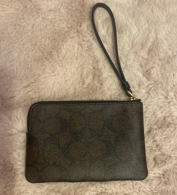 Brand new coach wristlet in black and brown - Image 2