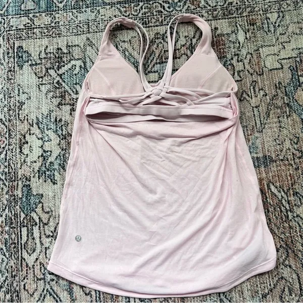 Lululemon Knot Your Typical Tank Medium Support A/B Cup Heathered Pink Pearl 6 - Image 12