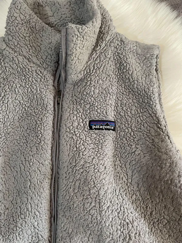 Patagonia Women's Los Gatos Fleece Vest Drifter Grey - Image 6