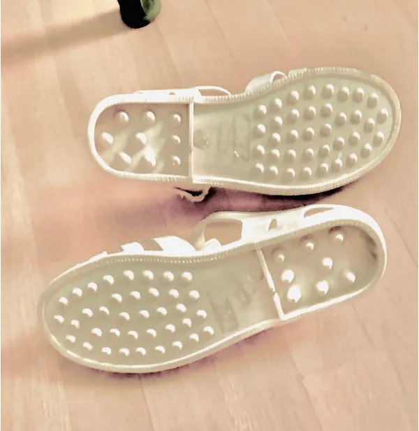 Bamboo Jelly Sandals size 8 - Image 7