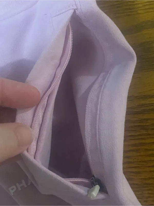 Alphalete Lilac Drawstring Athletic Shorts - Image 9