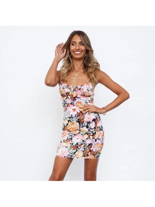 Hello Molly Friendly Banter Floral Mini Dress Size Small/4 - Image 5