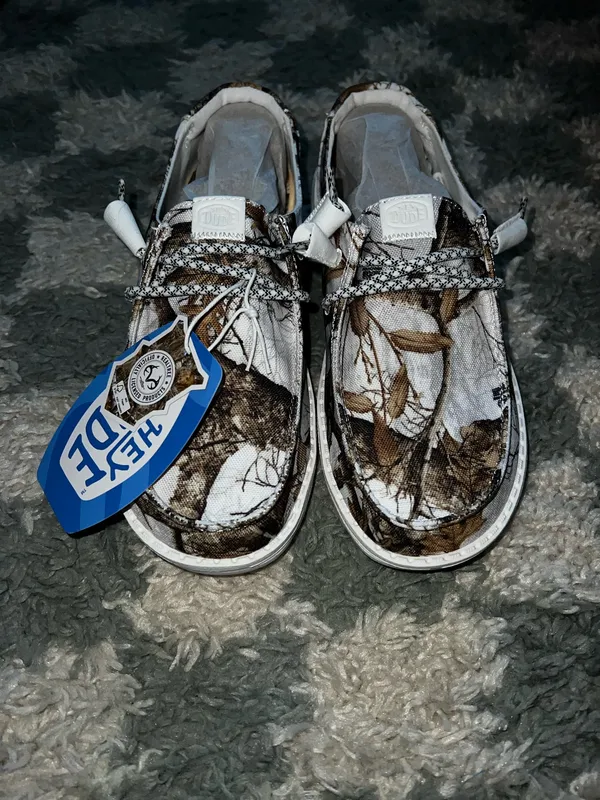 Women’s Camo Hey Dude Shoes - Image 2