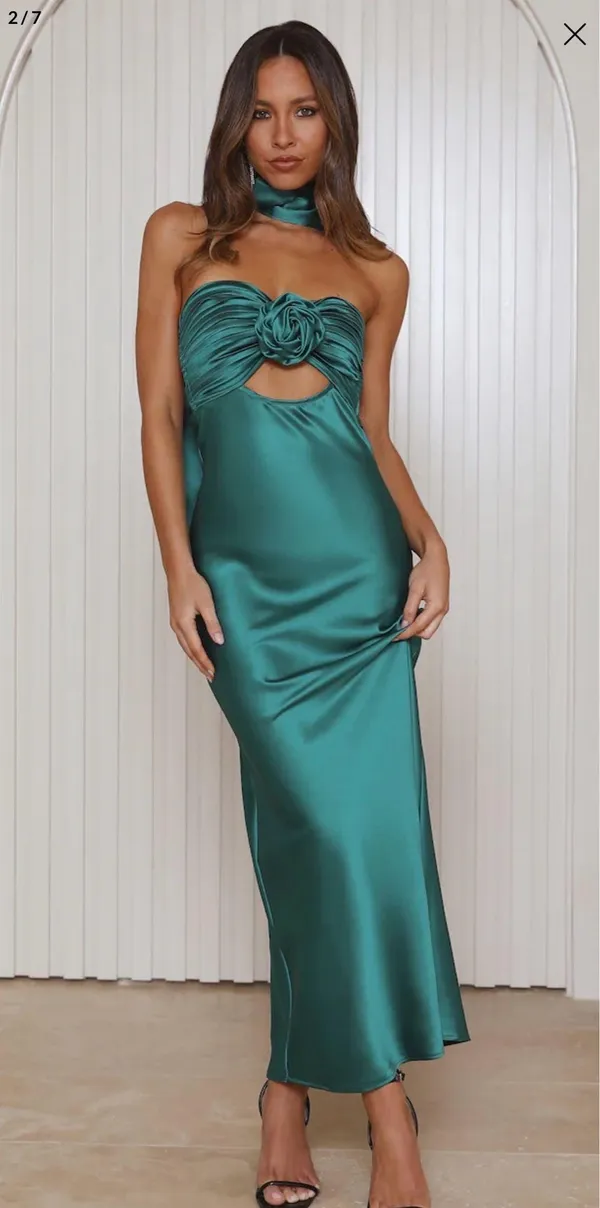 Hello Molly Satin Dress - Image 2