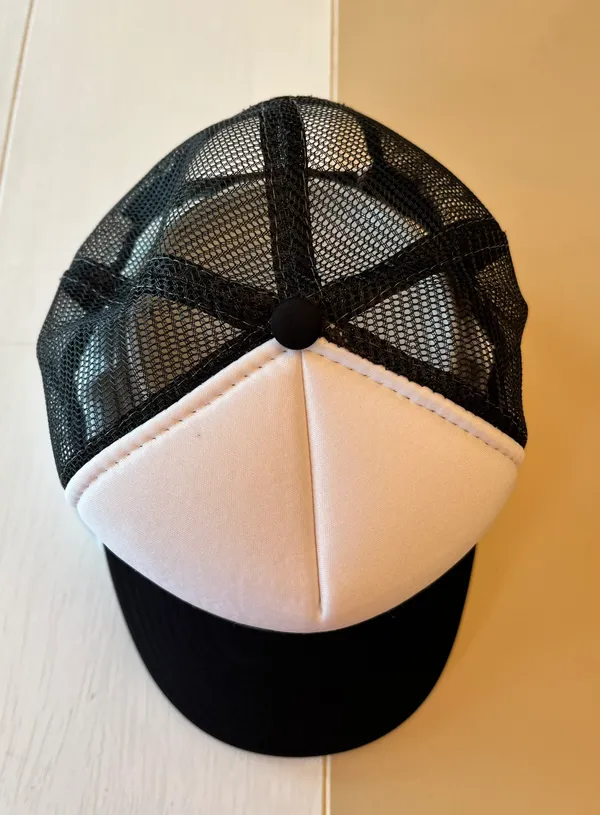 I ❤️ Hot Dupes Trucker Hat Black - Image 4
