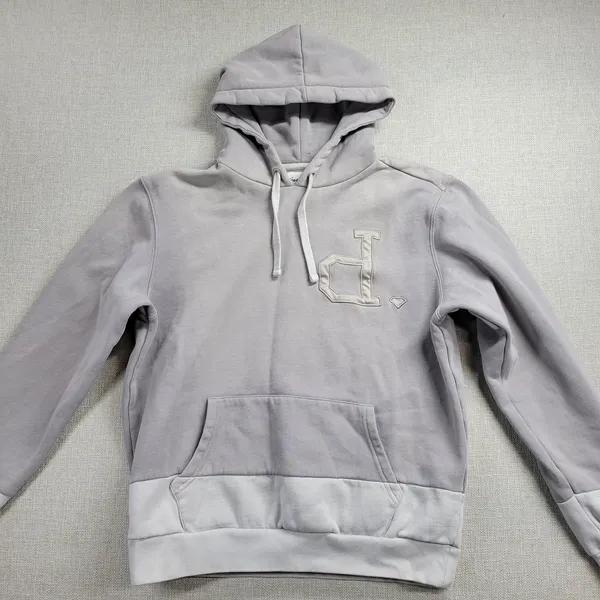 Diamond Supply Co. Womens Hoodie Size M Gray Colorblock Drawstring Pullover - Image 12