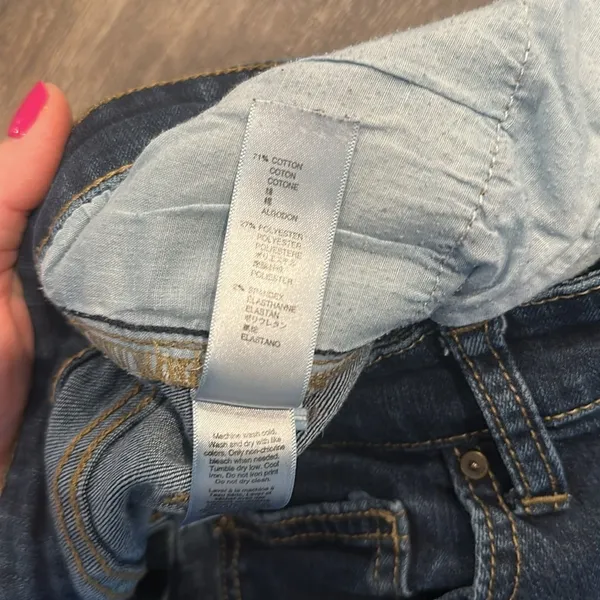 GAP‎ 12 Dark Wash Skinny Jean - Image 7