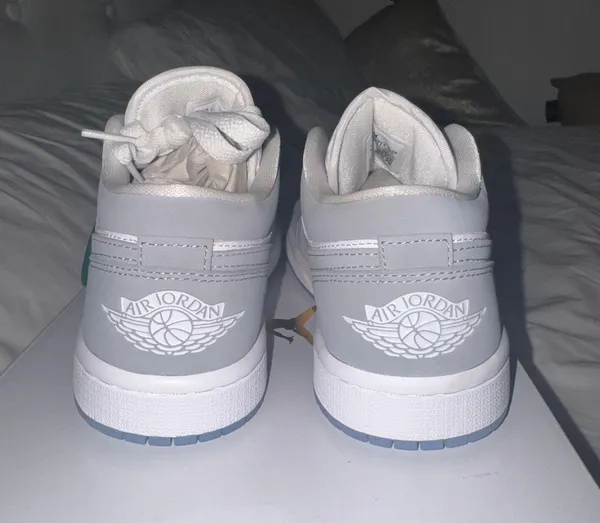 Jordan Nike Air  1 Wolf Gray - Image 7