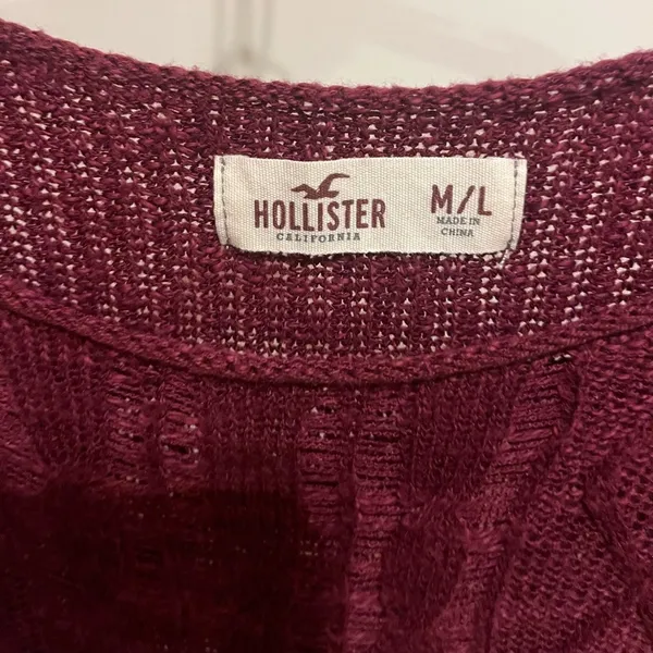 Hollister red sweater - Image 2