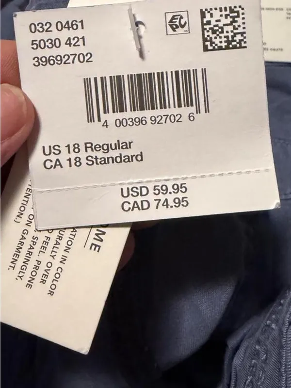 American Eagle Outfitters Wide-Leg Cargo Pants in Slate Blue - Image 5