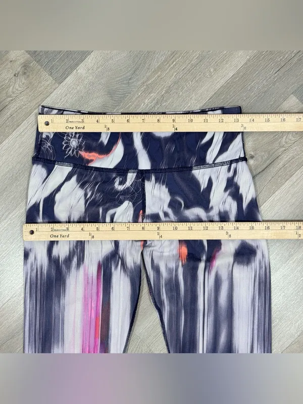 Lululemon Wunder Under Leggings Engineered Deep Mirage Purple White Tie Dye 6 - Image 9