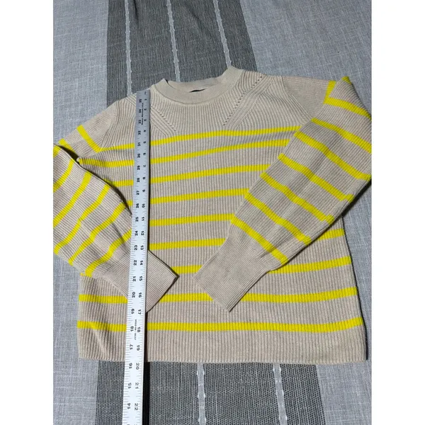 Banana republic‎ Womens Striped Knit Crewneck Sweater size xs - Image 2