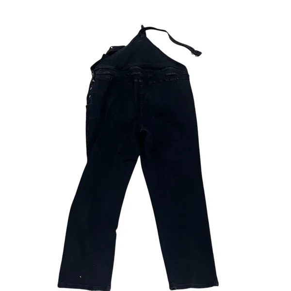 Universal Standard Women's Black Denim Overalls Size M - Image 3