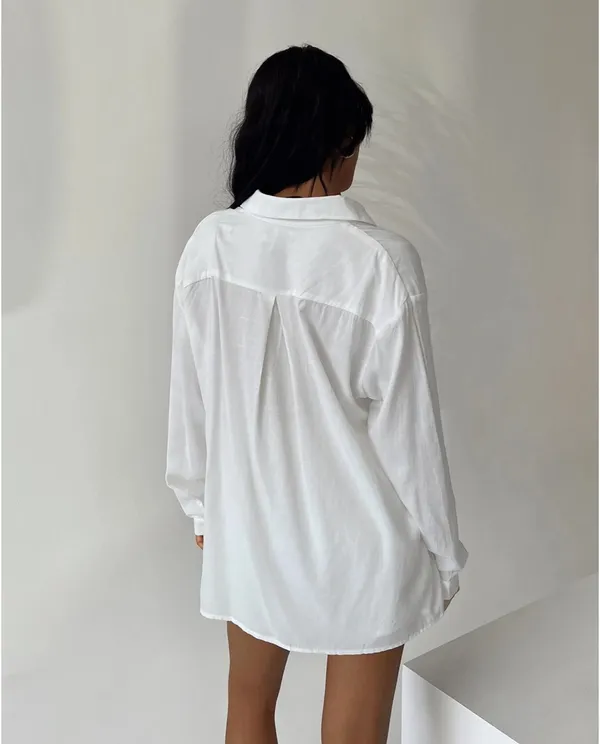 Princess Polly White Button-Down and Short Chloe Set - Image 5