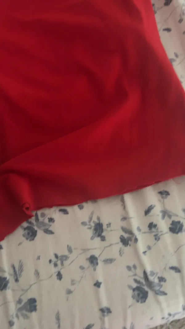 & Other Stories Red square neck top - Image 3