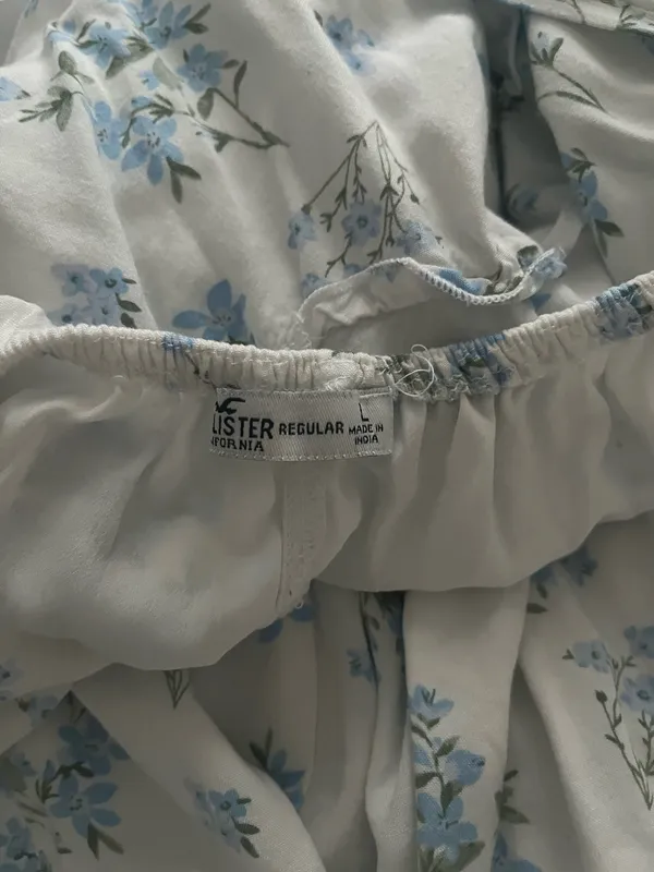 Hollister Light Blue Floral Dress - Image 3