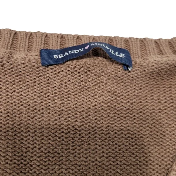 Brandy Melville Sweater One Size / Fits S/M Women's Knit Sweater V-Neck Sweater - Image 5