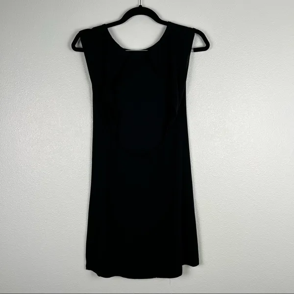 EXPRESS Open-Back lightweight Dress‎ Blk S - Image 5