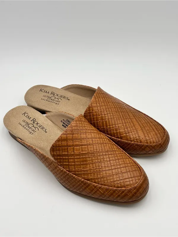 Kim Rogers EMILY Tan Faux Leather Slip-On Loafers Size 6M - Image 2