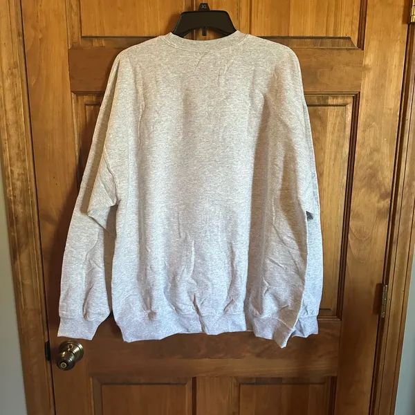 Detroit Lions sweater! NFL Gray Sweatshirt with Blue sequins Lion Logo size XXL - Image 6