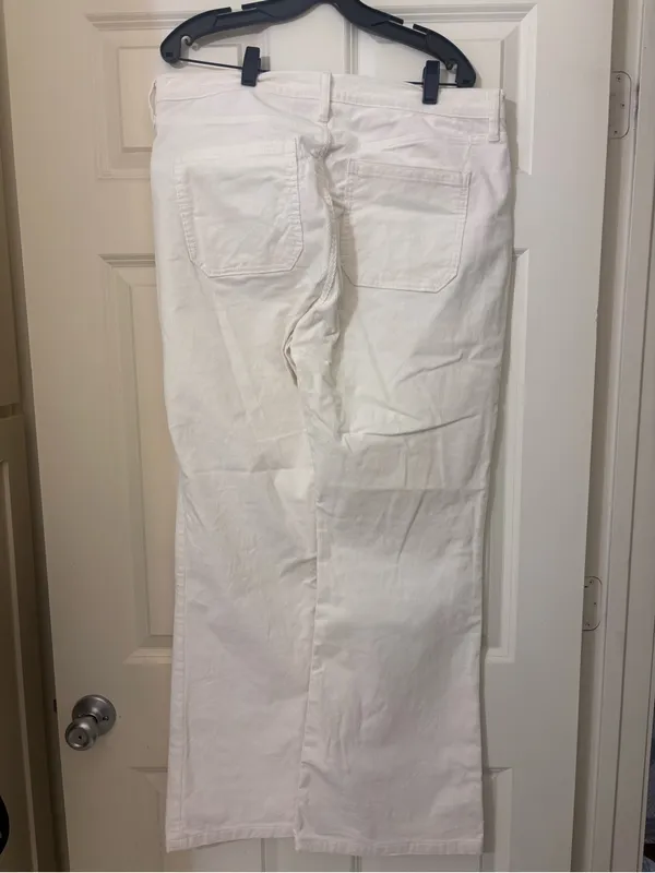 GAP White Wide-Leg Jeans - Image 3