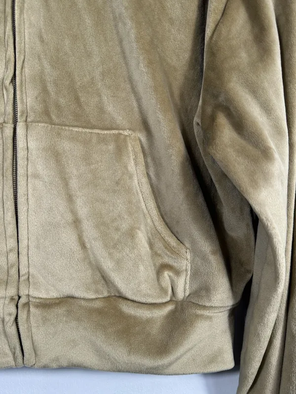 SKIMS Velour Zip-Up Hoodie‎ Size Large Soft Plush Lounge Y2K Athleisure - Image 6