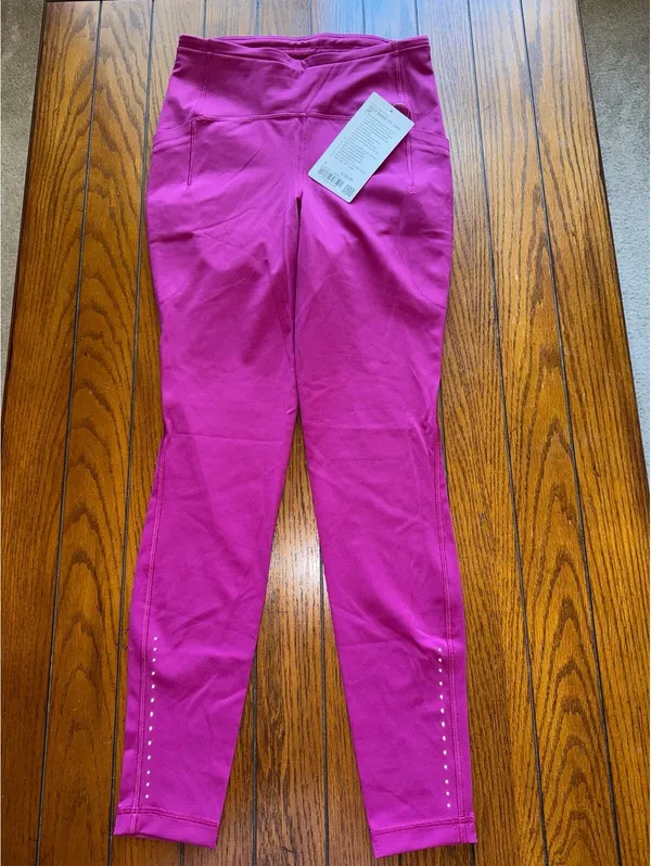 Lululemon Swift Speed High Rise 28” With Pockets Magenta Purple Size 6 NWT - Image 2