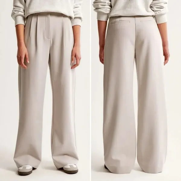 Abercrombie & Fitch Sloane Tailored Wide Leg Pant Size 29/8 NWT - Image 3