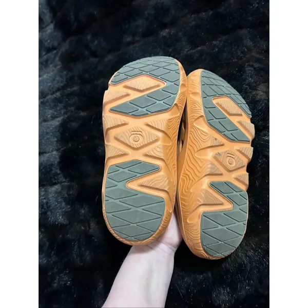 Oboz Whakata Coast Clogs Size Mens 8 Womens 10 Orange Fall Foliage Slip On Shoes - Image 4